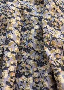 Chic Floral Print Maxi Skirt