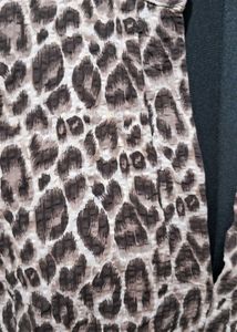 Leopard Print Tiered Mini Dress