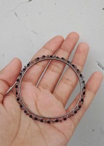 Black Beaded Bangles (Set)