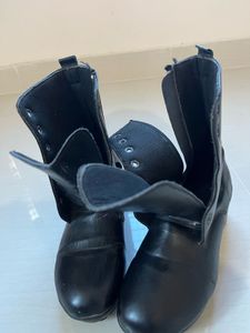 Chunky Black Combat Boots