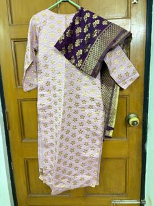 Elegant Lavender Kurta Set