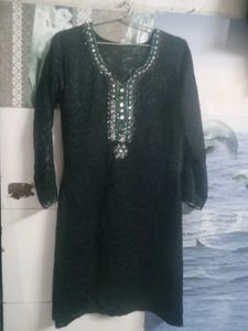 Beautiful  Kurti Black  Colour
