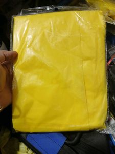 Bright Yellow Raincoat