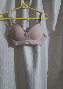 Comfortable Light Pink Bra