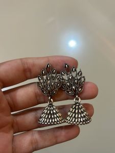Green Enamel Silver Necklace