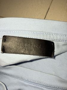 Amiri washed blue t shirt