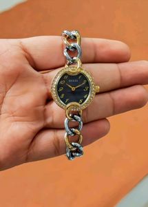 Guess Two-Tone Chain Link Watch