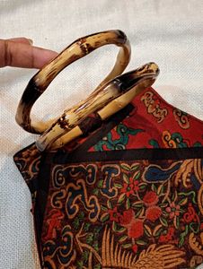 Unique Vintage Asian Inspired Handbag