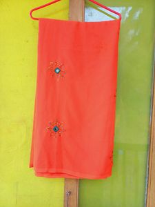 Orange Saree(Women)