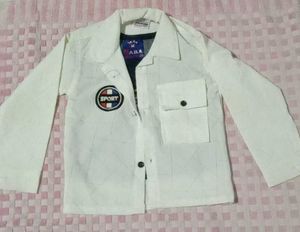 White Sporty Shirt for Girls