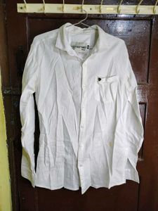 Pure White Formal Mens Shirt