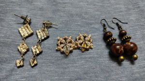 Set of 3 earrings