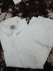 White Color Full Sleeve Roadster Shirt XL Size
