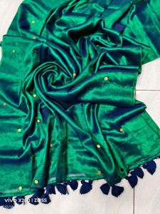 tissue star gini tassel pallu saree