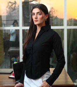 Classic Black Button-Down Shirt