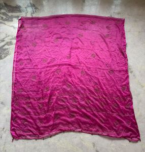 Dupatta with Gold Print - Soft & Lightweight