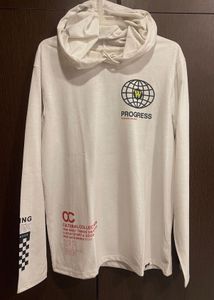 Highlander White Printed Hoodie