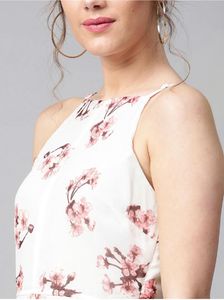 Sassafras Floral Spaghetti Dress