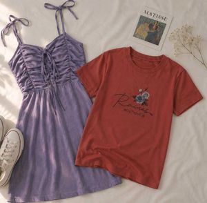 dress and tshirt combo