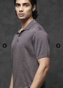 Polo Neck Knitted Tshirt