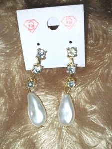 Elegant Pearl Drop Earrings