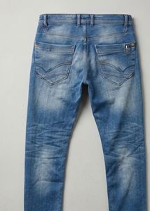 Classic Blue Wash Denim Jeans lenth is 34 inch