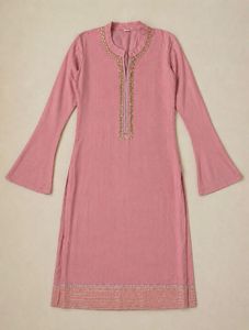 Elegant Pink Kurta Set with Palazzo