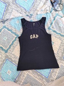 GAP Navy Ribbed Tank Top