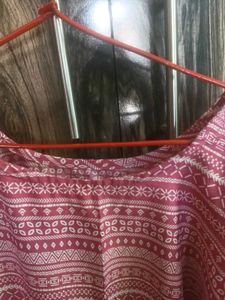 Pink Ethnic Printed Kurta