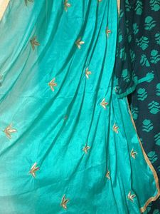 Beautiful 38 Bust Size Plazzo Suit Set Wd Dupatta
