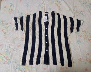 Trendy Stripe Shirt For Women