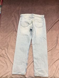Light Wash Straight Leg Jeans