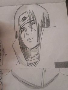 Naruto Itachi Pencil Sketch