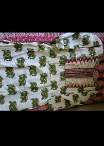 Bohemian Elephant Print kurthi Set