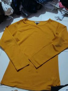 Mustard Yellow Long Sleeve Top