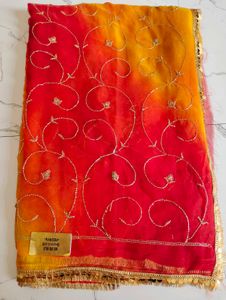 Vibrant Ombre darbari Sarees