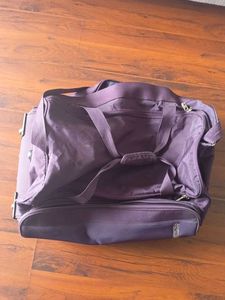 Purple Travel Bag with Wheels
