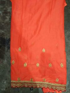 Embroidered Silk Saree