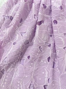Purple butterfly detail dress