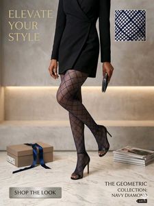 New fishnet branded stockings