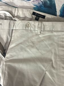 Chic White Straight Leg Pants