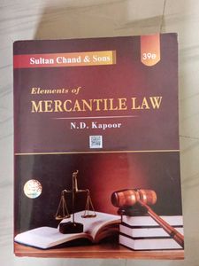 Elements of Mercantile Law by N.D. Kapoor