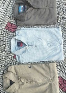 Men's Casual Button-Down Shirts - Pack of 3