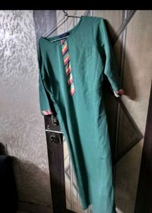Green Kurta bottom set