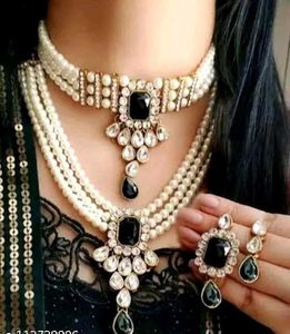 transparent beads Jewellery Set...