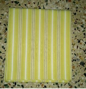 Flurocent Green Strips Shirt Cut Piece