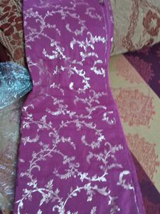 Elegant Pink &amp; Silver banarsi saree