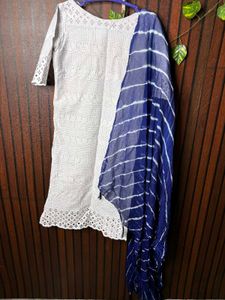 Blue &amp; White kurta