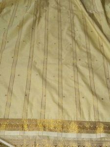 Elegant Yellow Saree with Embellishments