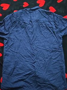 Max Blue Half Sleeve Shirt